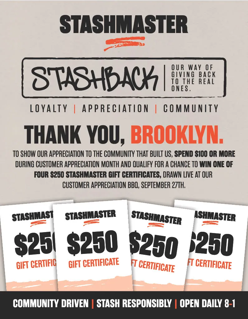 Stashback popup